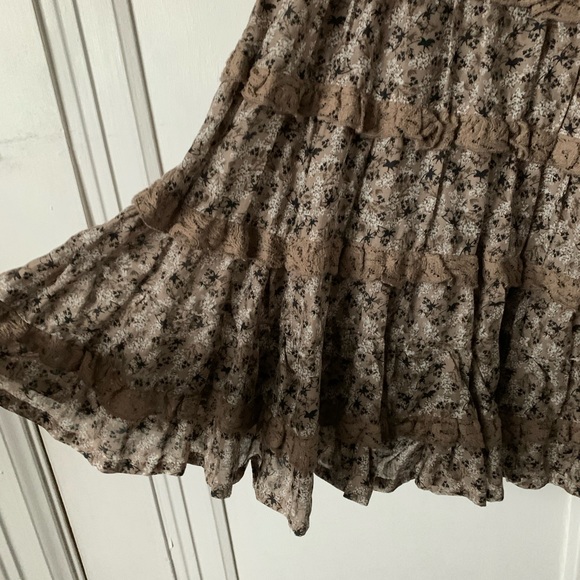 Kensie boho ruffled A-line dress - Picture 4 of 7